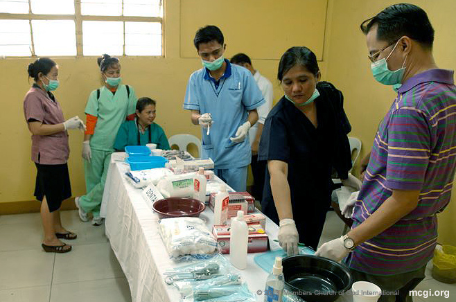 Dental services was also offered during the Simultaneous Medical Mission on February 24, 2013.