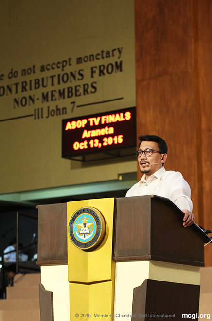 Bro Daniel Razon updates Church members in Apalit, Pampanga and in different corners of the globe of MCGI's upcoming big events. [Photoville International]