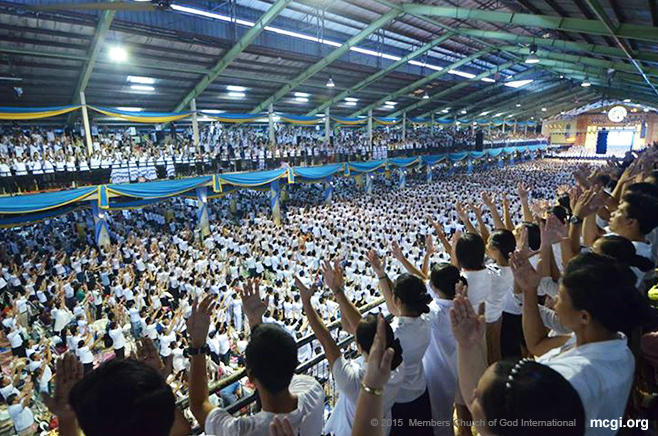 The MCGI Chorale practicing at the ADD Convention Center on October 4, 2015 for Ang Dating Daan's 35th Anniversary celebration on October 12. (Photo courtesy of Photoville International)