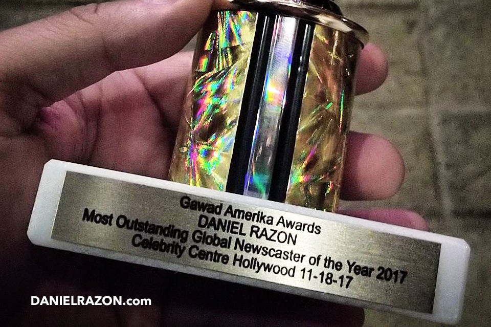 In 2017, Bro. Daniel Razon was hailed Most Outstanding Global Newscaster of the Year 2017 by the Gawad Amerika Awards.
