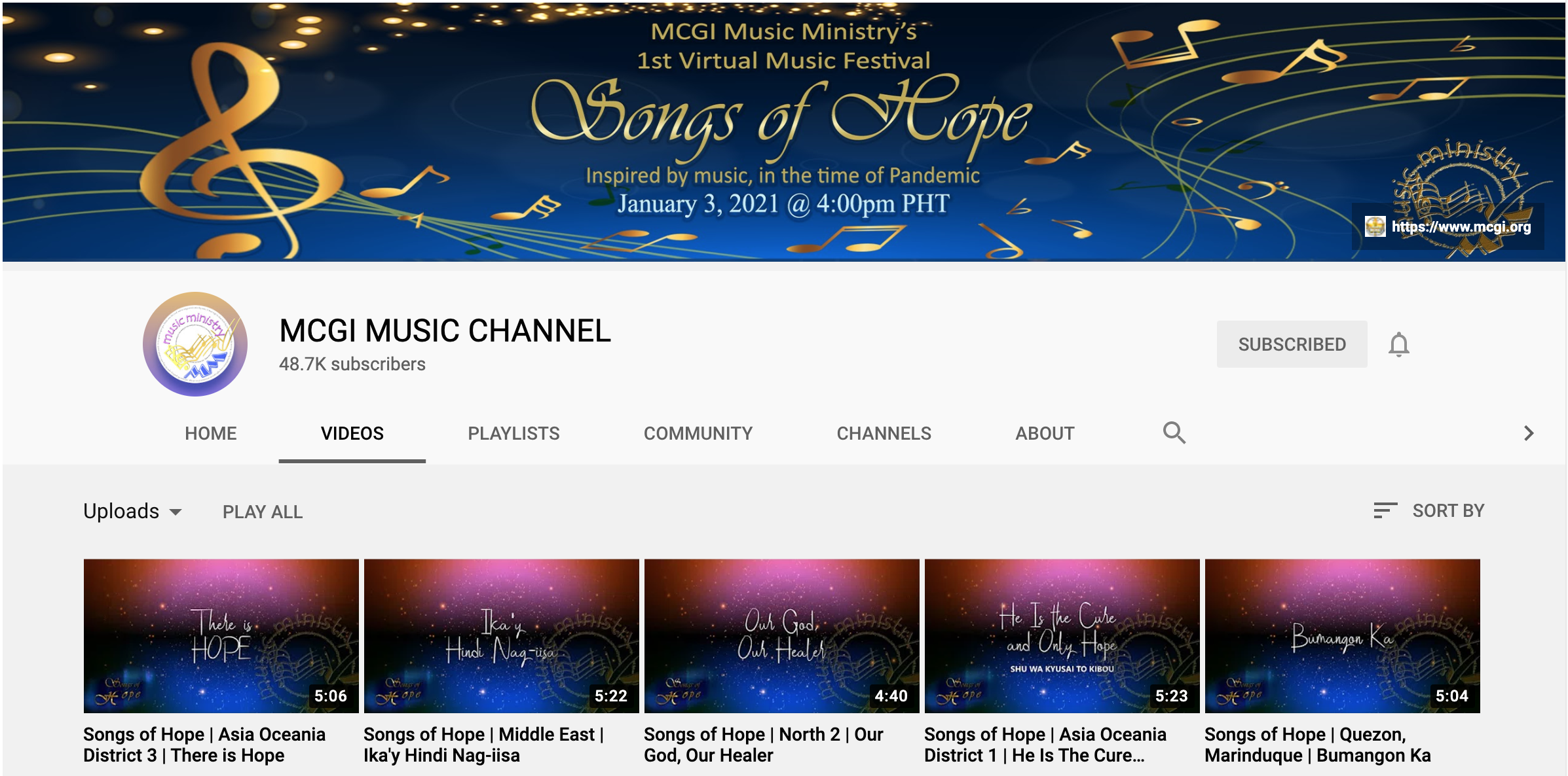 MCGI-Music-Channel-home-page