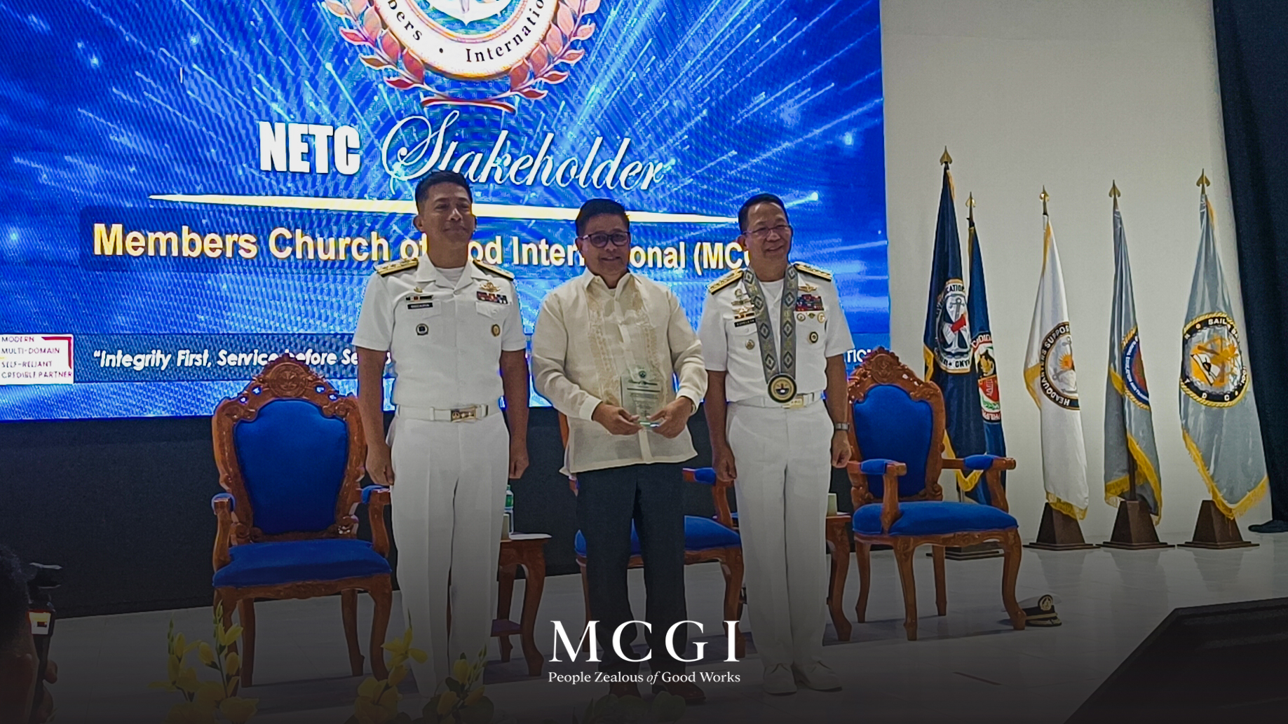 Commending Compassion: Philippine Navy Recognizes MCGI for Humanitarian Service